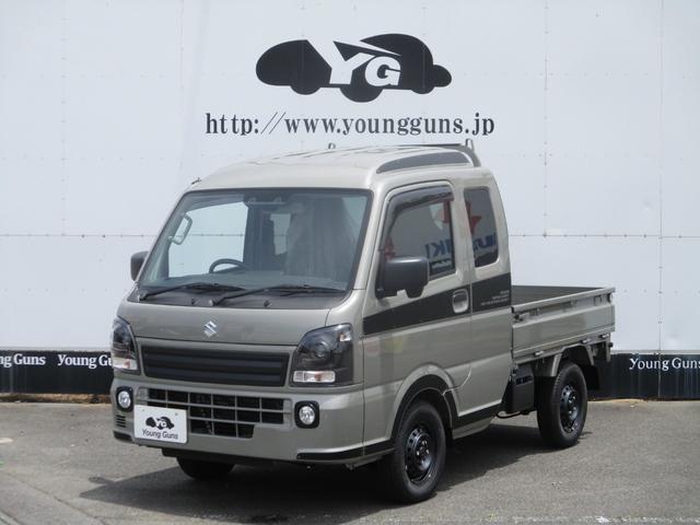 スーパーキャリイ Xリミテッド 届出済未使用車 4WD 5MT ドアバイザー ゴムマット アッパーメンバーガード 荷台マット キーレス デュアルカメラブレ-キサポ-ト 前後誤発進制御機能 車線逸脱警報機能 ハイビームアシスト(13枚目)