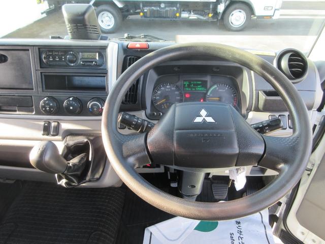 キャンター 　ワイド・ロング平ボディ　車両寸法：長６１８ｃｍ　幅２２２ｃｍ　高２２３ｃｍ　積載量２０００ｋｇ　　車両総重量４８５５ｋｇ　　荷台内寸：長４３３ｃｍ　幅２０８ｃｍ　地上高９２ｃｍ　レーンキープアシスト（34枚目）