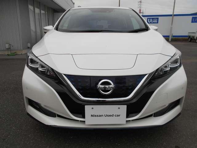 リーフ e+ G 純正9インチメモリーナビ 62KWモデル インテリジェントアラウンドビューモニター LEDヘッド インテリジェントキー レーダークルコン 車線逸脱 メモリーナビ ETC パーキングアシスト サイドカーテンエアバック Bカメラ キーフリー AC(3枚目)