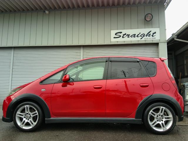 コルト ラリーアート バージョンR 4G15型MIVECターボエンジン 5速MT ランエボレッドソリッドに新規全塗装! ナビ バックカメラ ETC HIDヘッドライト 社外ブースト計 社外16インチアルミ Wエアバック ABS ESC(3枚目)