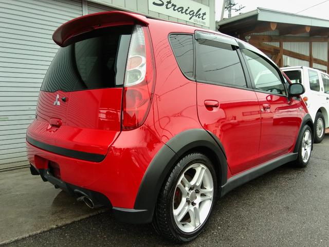 コルト ラリーアート バージョンR 4G15型MIVECターボエンジン 5速MT ランエボレッドソリッドに新規全塗装! ナビ バックカメラ ETC HIDヘッドライト 社外ブースト計 社外16インチアルミ Wエアバック ABS ESC(6枚目)