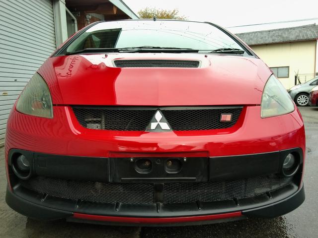 コルト ラリーアート バージョンR 4G15型MIVECターボエンジン 5速MT ランエボレッドソリッドに新規全塗装! ナビ バックカメラ ETC HIDヘッドライト 社外ブースト計 社外16インチアルミ Wエアバック ABS ESC(9枚目)