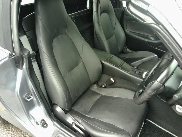 ロードスター RS 最終型!6速MT!チタニウムグレーメタリックII ブラックレザーシート BOSEサウンドシステムCD/MD スピーカー付きウインドデフレクター 専用16インチアルミ ETC Wエアバック(48枚目)