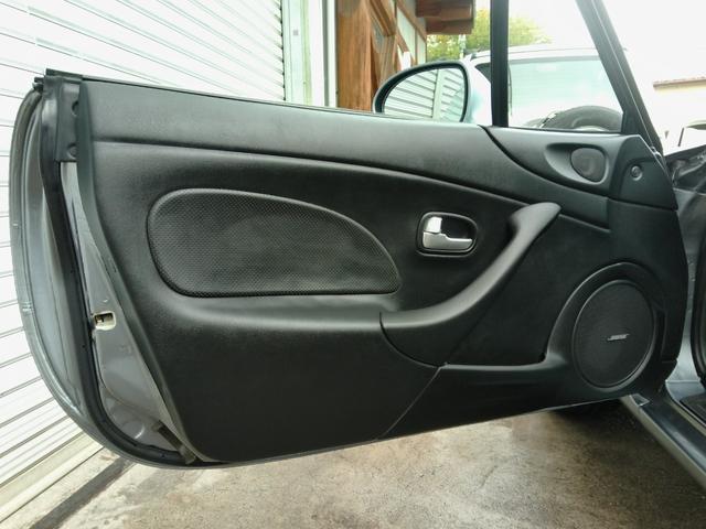 ロードスター RS 最終型!6速MT!チタニウムグレーメタリックII ブラックレザーシート BOSEサウンドシステムCD/MD スピーカー付きウインドデフレクター 専用16インチアルミ ETC Wエアバック(52枚目)