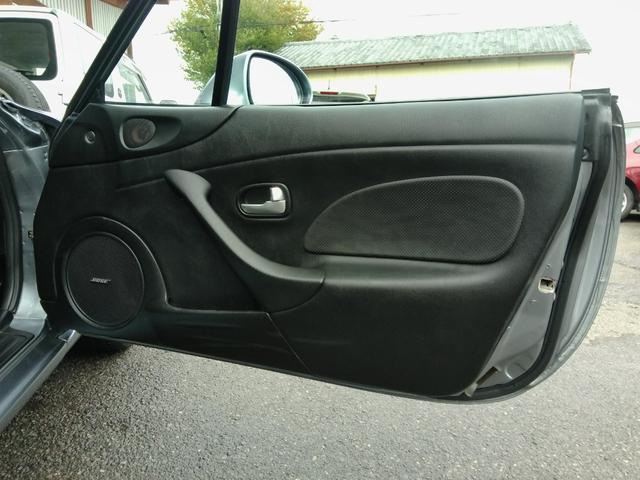 ロードスター RS 最終型!6速MT!チタニウムグレーメタリックII ブラックレザーシート BOSEサウンドシステムCD/MD スピーカー付きウインドデフレクター 専用16インチアルミ ETC Wエアバック(53枚目)