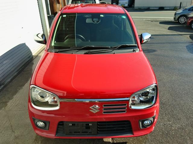 アルトターボＲＳ ベースグレード　インパネ５ＡＧＳ　レーダーブレーキサポート　Ｗエアバック　ＡＢＳ　衝突安全ボディ　ＨＩＤオートヘッドライト　スマートキー　プッシュスタート　メッキドアミラーカバードアハンドルガード　シートヒーター（10枚目）