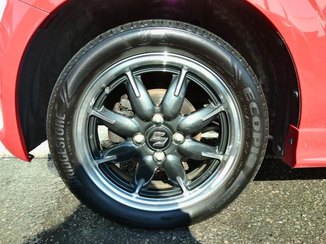 アルトターボＲＳ ベースグレード　インパネ５ＡＧＳ　レーダーブレーキサポート　Ｗエアバック　ＡＢＳ　衝突安全ボディ　ＨＩＤオートヘッドライト　スマートキー　プッシュスタート　メッキドアミラーカバードアハンドルガード　シートヒーター（32枚目）