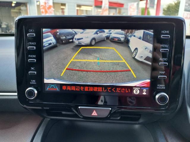 ヤリスクロス ハイブリッドＺ　ドライブレコーダー　ＥＴＣ　全周囲カメラ　クリアランスソナー　オートクルーズコントロール　レーンアシスト　パワーシート　衝突被害軽減システム　ナビ　ＴＶ　オートマチックハイビーム　オートライト（6枚目）