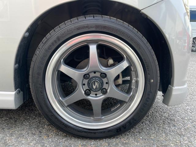 AZワゴン Bカメラ スマートキー ダウンサス 革巻ステアリング ETC ライトレベライザー シェードガラス アームレスト 社外アルミ(48枚目)