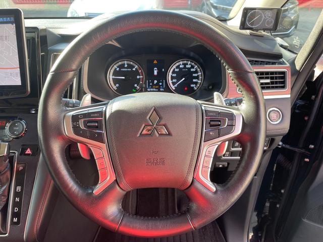 デリカD:5 P アルパイン11型ナビ フルセグ フロント/サイド/リアガード ガナドールマフラー 全方位モニター オートステップ 両側Pスライド Pバックドア レーダークルーズ シート/ステアヒーター AC100V(4枚目)