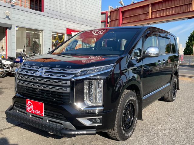 デリカD:5 P アルパイン11型ナビ フルセグ フロント/サイド/リアガード ガナドールマフラー 全方位モニター オートステップ 両側Pスライド Pバックドア レーダークルーズ シート/ステアヒーター AC100V(54枚目)