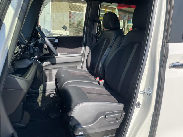 Ｎ－ＢＯＸカスタム Ｌターボ　衝突軽減Ｂ　ＬＫＡＳ　両側Ｐスライド　レーダークルーズ　障害物センサー　シートヒーター　Ａブレーキホールド　ハーフレザーシート　ＥＴＣ　スマートキー　シェードガラス　シートバックテーブル　純１５ＡＷ（40枚目）