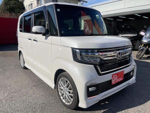 Ｎ－ＢＯＸカスタム Ｌターボ　衝突軽減Ｂ　ＬＫＡＳ　両側Ｐスライド　レーダークルーズ　障害物センサー　シートヒーター　Ａブレーキホールド　ハーフレザーシート　ＥＴＣ　スマートキー　シェードガラス　シートバックテーブル　純１５ＡＷ（60枚目）