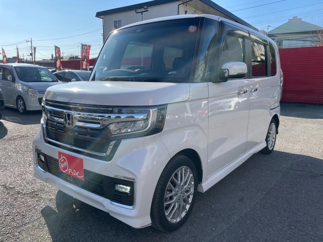 Ｎ－ＢＯＸカスタム Ｌターボ　衝突軽減Ｂ　ＬＫＡＳ　両側Ｐスライド　レーダークルーズ　障害物センサー　シートヒーター　Ａブレーキホールド　ハーフレザーシート　ＥＴＣ　スマートキー　シェードガラス　シートバックテーブル　純１５ＡＷ（61枚目）