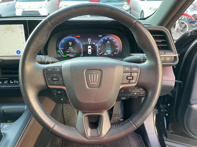 クラウンクロスオーバー Ｇアドバンスド・レザーパッケージ　衝突軽減Ｂ　パノラミックビューＭ　３眼ＬＥＤ　ＢＳＭ　ＨＵＤ　レーダークルーズ　デジタルインナーミラー　暖冷パワーシート　Ｐバックドア　ドラレコ　ＡＣ１００Ｖ　ワイヤレス充電　フルセグ　ＥＴＣ２．０（7枚目）