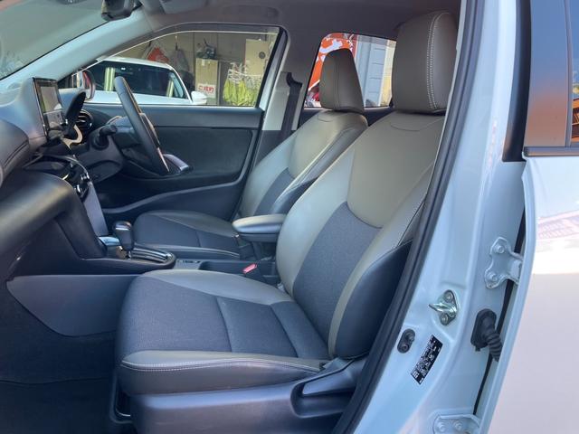 ヤリスクロス ワンオーナー パノラミックビューモニター アドバンストパーク BSM レーダークルーズ シートヒーター ステアヒーター AC100V ETC2.0 前後ドラレコ アームレスト ハーフレザー 純18AW(31枚目)