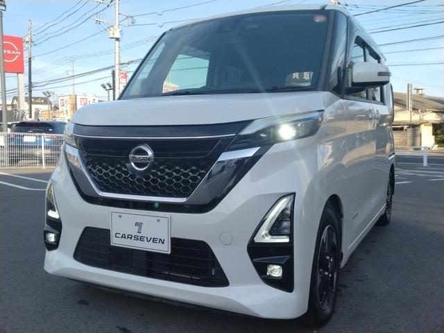 ルークス ハイウェイスター　Ｘ　純正ナビ　全方位カメラ　プロパイロット　障害物センサー　衝突被害軽減ブレーキ　ドライブレコーダー　ＥＴＣ　ＬＥＤヘッドランプ　両側電動スライドドア　ワンオーナー（6枚目）