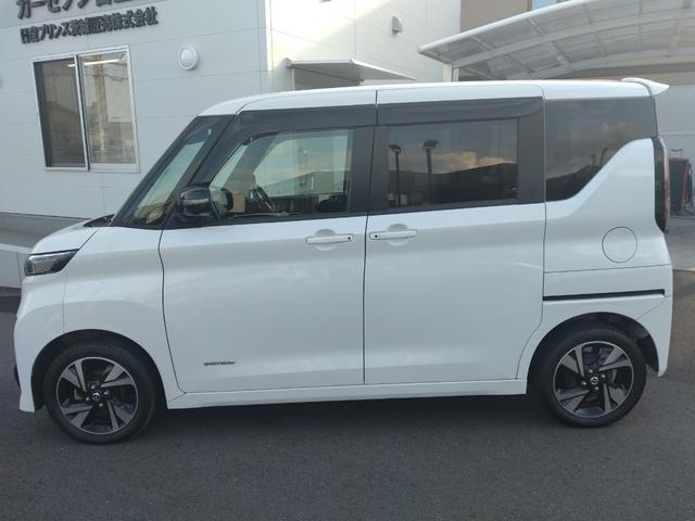 ルークス ハイウェイスターＧタボアバンクロムプロパイロットＥＤ　純正ナビ　アラウンドビューモニター　衝突被害軽減ブレーキ　障害物センサー　プロパイロット　両側電動スライドドア　ドラレコ　ＥＴＣ　シートヒーター　禁煙車　ワンオーナー（5枚目）