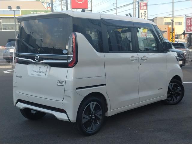 ルークス ハイウェイスターＧタボアバンクロムプロパイロットＥＤ　純正ナビ　アラウンドビューモニター　衝突被害軽減ブレーキ　障害物センサー　プロパイロット　両側電動スライドドア　ドラレコ　ＥＴＣ　シートヒーター　禁煙車　ワンオーナー（7枚目）