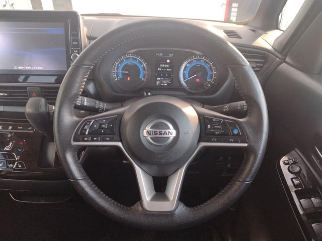 ルークス ハイウェイスターＧタボアバンクロムプロパイロットＥＤ　純正ナビ　アラウンドビューモニター　衝突被害軽減ブレーキ　障害物センサー　プロパイロット　両側電動スライドドア　ドラレコ　ＥＴＣ　シートヒーター　禁煙車　ワンオーナー（13枚目）