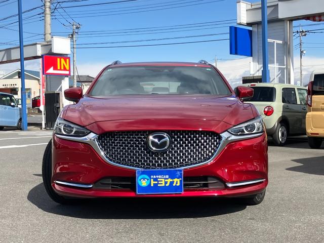 ＭＡＺＤＡ６ワゴン ２５Ｔ　Ｓパッケージ　ワンオーナー　ターボ　黒革シート　マツダコネクトナビ　Ｂｏｓｅサウンド　３６０°ビューモニタ　シートヒーター＆ベンチレーション　ルーフレール　純正１９インチアルミホイール　アドバンスドＳＣＢＳ（2枚目）