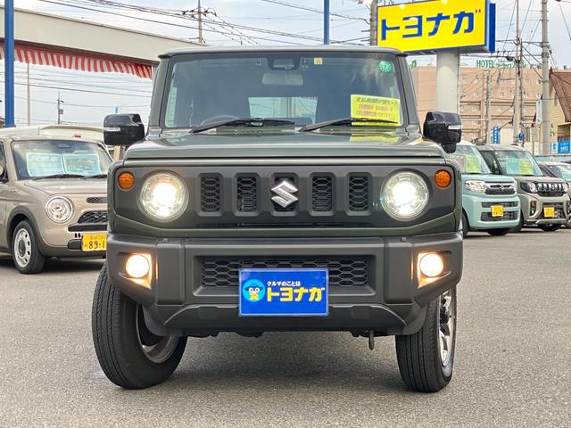 ジムニー ＸＣ　車検整備付　ワンオーナー　マニュアル車　ＬＥＤヘッドライト　バックカメラ　前後ドラレコ　純正７型フルセグＴＶナビ　純正１６インチアルミホイール　ＥＴＣ車載器　シートヒーター　オートハイビーム（2枚目）