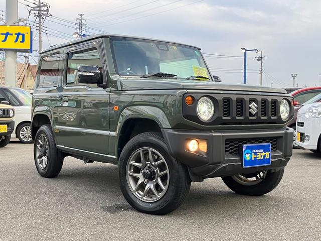 ジムニー ＸＣ　車検整備付　ワンオーナー　マニュアル車　ＬＥＤヘッドライト　バックカメラ　前後ドラレコ　純正７型フルセグＴＶナビ　純正１６インチアルミホイール　ＥＴＣ車載器　シートヒーター　オートハイビーム（3枚目）