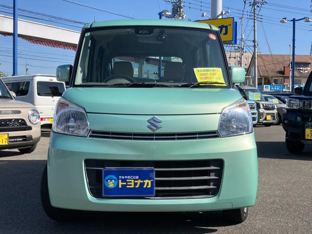スペーシア Ｘ　７インチナビ　フルセグＴＶ　被害軽減ブレーキ　前後ドラレコ　両側ＰＳＤ　ＥＴＣ　ＨＩＤ　キーフリー　アイドリングストップ　車検令和９年５月　雹凹み（2枚目）