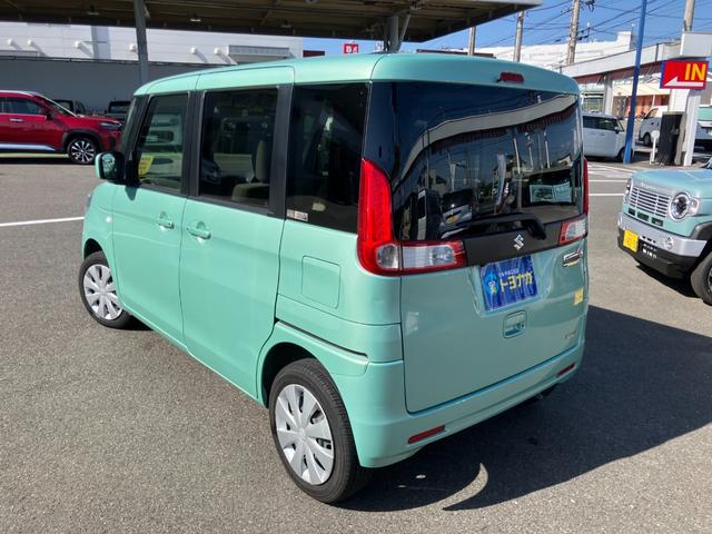 スペーシア Ｘ　７インチナビ　フルセグＴＶ　被害軽減ブレーキ　前後ドラレコ　両側ＰＳＤ　ＥＴＣ　ＨＩＤ　キーフリー　アイドリングストップ　車検令和９年５月　雹凹み（6枚目）