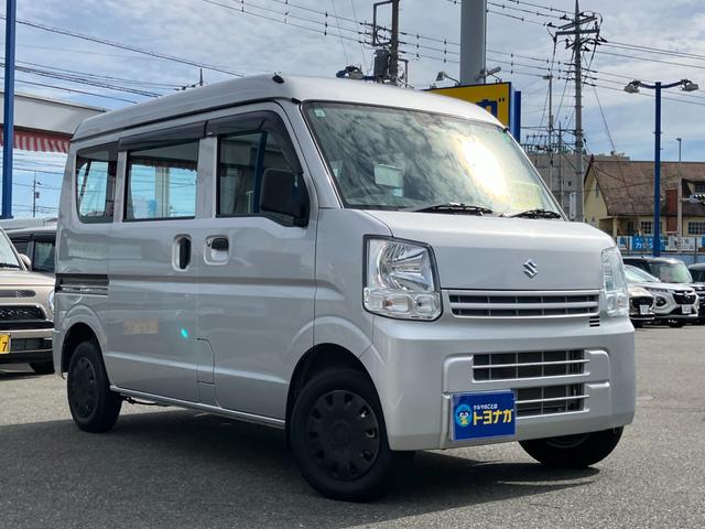 エブリイ ＰＡ　被害軽減ブレーキＲＢＳ付　５ＡＧＳ　エアコン　パワステ　エアバッグ　ＡＢＳ　フロアマット　ドアバイザー　車検整備付　走行３４１１２ＫＭ（3枚目）