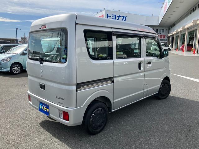 エブリイ ＰＡ　被害軽減ブレーキＲＢＳ付　５ＡＧＳ　エアコン　パワステ　エアバッグ　ＡＢＳ　フロアマット　ドアバイザー　車検整備付　走行３４１１２ＫＭ（4枚目）