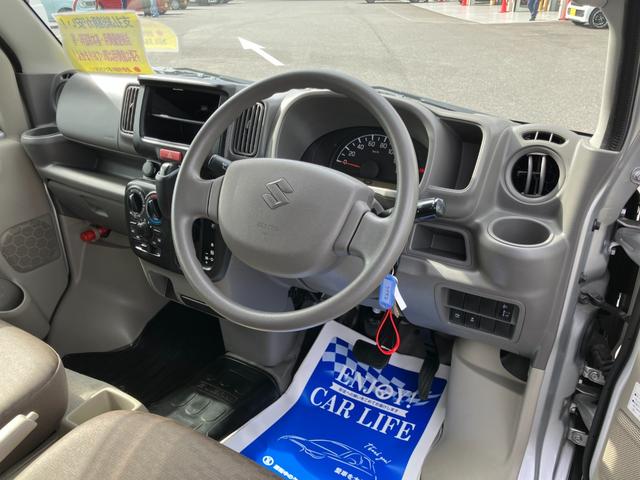 エブリイ ＰＡ　被害軽減ブレーキＲＢＳ付　５ＡＧＳ　エアコン　パワステ　エアバッグ　ＡＢＳ　フロアマット　ドアバイザー　車検整備付　走行３４１１２ＫＭ（7枚目）
