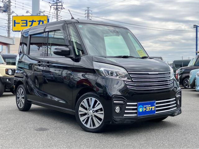 デイズルークス ハイウェイスター　Ｘターボ　ナビフルセグＴＶ　アラウンドビュー　ＬＥＤライト　シートヒーター　パワースライド　ＥＴＣ　マットバイザー　前後ドラレコ　ターボ付　１５ＡＷ　エマージェンシーブレーキ　走行２７０３７ＫＭ　車検Ｒ９年４月（3枚目）