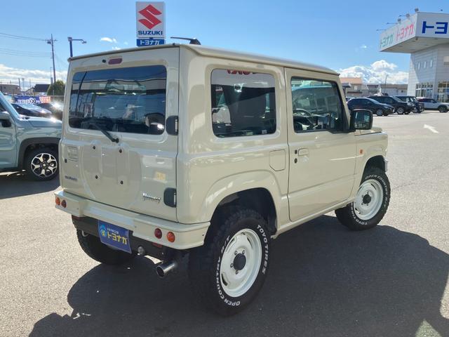 ジムニー XG 雹凹みあり 5MT ダムドリトルB ワンオーナー 車検令和9年4月 TOYOオープンカントリー APIOマフラー ディスプレイオーディオ ETC 360度ドライブレコーダー 前席シートヒーター(5枚目)