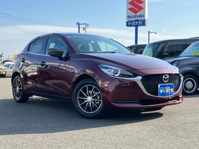 MAZDA2 15S 純正7インチナビ フルセグTV バックカメラ キーフリー LEDライト 前後コーナーソナー ETC BSM マット Bluetooth ステアリングスイッチ SCBS 前側ドラレコ(4枚目)