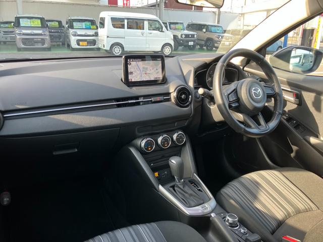 MAZDA2 15S 純正7インチナビ フルセグTV バックカメラ キーフリー LEDライト 前後コーナーソナー ETC BSM マット Bluetooth ステアリングスイッチ SCBS 前側ドラレコ(6枚目)