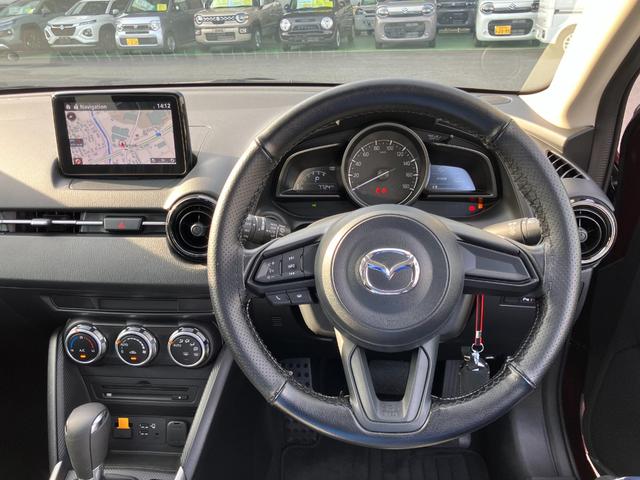 MAZDA2 15S 純正7インチナビ フルセグTV バックカメラ キーフリー LEDライト 前後コーナーソナー ETC BSM マット Bluetooth ステアリングスイッチ SCBS 前側ドラレコ(30枚目)