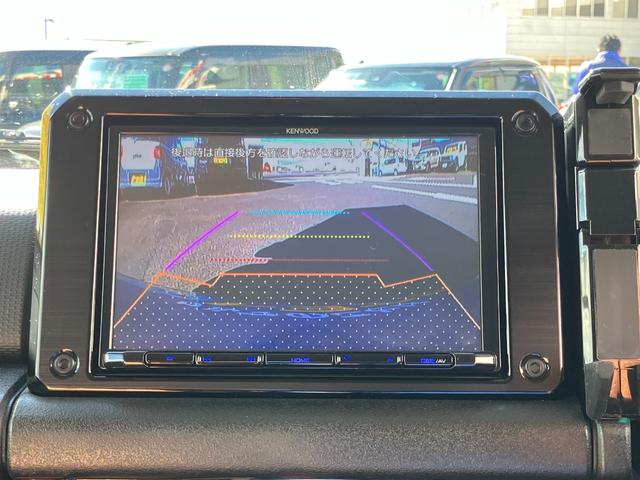 ジムニー XC ワンオーナー 4AT ダムドルーツキット付 社外アルミ マッドタイヤ ルーフブラック塗装 8インチナビTV バックカメラ ETC 純正ドラレコ前後 走行18631KM DSBS付 LEDライト(9枚目)