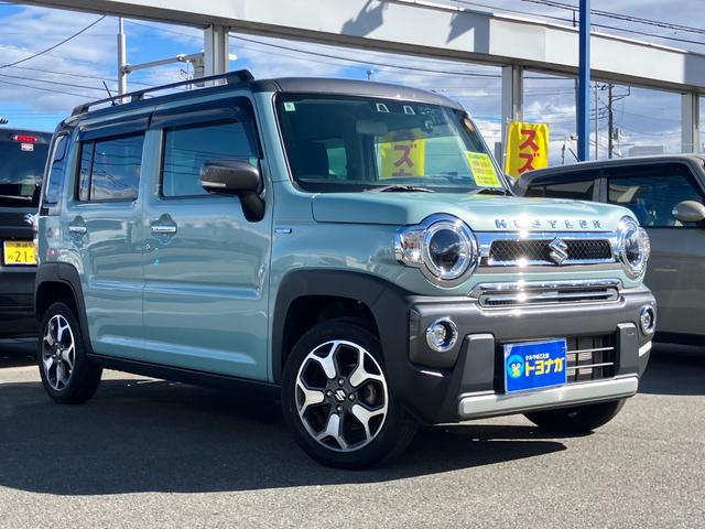 ハスラー JスタイルII ディスプレイオーディオ バックカメラ 前後ドラレコ ETC 衝突被害軽減ブレーキ ワンオーナー タイヤ4本新品 ACC LEDライト シートヒーター 車検R9年9月 走行18,243km 雹凹み有り(4枚目)