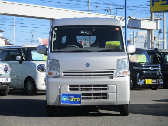 エブリイ ＰＣリミテッド　７インチナビ　ワンセグＴＶ　キーレス　ドラレコ　フロアマット　ドアバイザー　パワーウィンドー　タイヤ４本新品交換　雹凹み（2枚目）