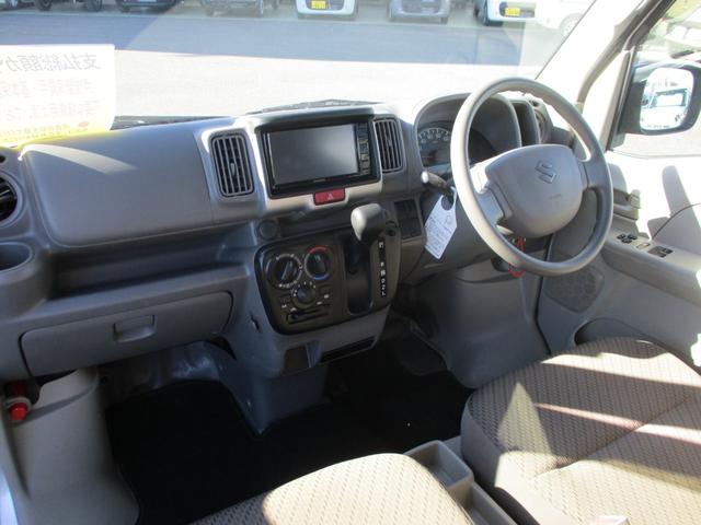 エブリイ ＰＣリミテッド　７インチナビ　ワンセグＴＶ　キーレス　ドラレコ　フロアマット　ドアバイザー　パワーウィンドー　タイヤ４本新品交換　雹凹み（7枚目）