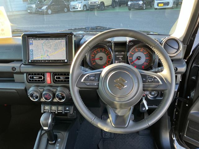 ジムニー ＸＣ　純正８インチナビ　フルセグＴＶ　バックカメラ　ＬＥＤライト　シートヒーター　クルコン　ＥＴＣ　マットバイザー　純正アルミ１６インチ　ワンオーナー　新車保障継承付　ＤＳＢＳ　キーフリー　走行１６００ＫＭ（28枚目）