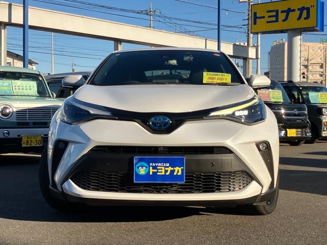 Ｃ－ＨＲ Ｇ　モード　ネロ　セーフティプラスＩＩ　純正８インチナビ　パノラミックモニター　ＬＥＤライト　ハーフレザーシート　シートヒーター　セーフティセンス　ＡＣＣ　ＢＳＭ　ＥＴＣ　ソナー　前後ドラレコ　車検Ｒ９年５月　走行２１８３８ＫＭ（2枚目）