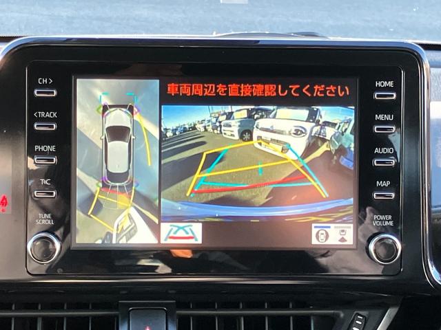 Ｃ－ＨＲ Ｇ　モード　ネロ　セーフティプラスＩＩ　純正８インチナビ　パノラミックモニター　ＬＥＤライト　ハーフレザーシート　シートヒーター　セーフティセンス　ＡＣＣ　ＢＳＭ　ＥＴＣ　ソナー　前後ドラレコ　車検Ｒ９年５月　走行２１８３８ＫＭ（9枚目）