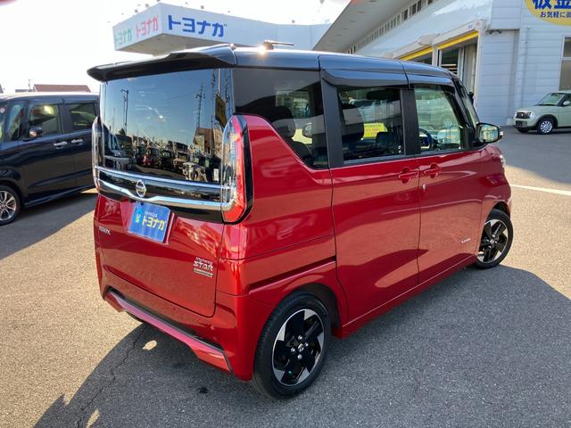 ルークス ハイウェイスター　Ｘ　純正９インチナビ　フルセグＴＶ　アラウンドビューモニター　前後ドラレコ　衝突被害軽減ブレーキ　スマートキー　ＬＥＤライト　ソナー　左パワースライドドア　純正アルミ　走行１６４０４ｋｍ　車検Ｒ９年８月（4枚目）