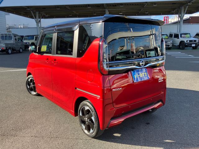 ルークス ハイウェイスター　Ｘ　純正９インチナビ　フルセグＴＶ　アラウンドビューモニター　前後ドラレコ　衝突被害軽減ブレーキ　スマートキー　ＬＥＤライト　ソナー　左パワースライドドア　純正アルミ　走行１６４０４ｋｍ　車検Ｒ９年８月（5枚目）