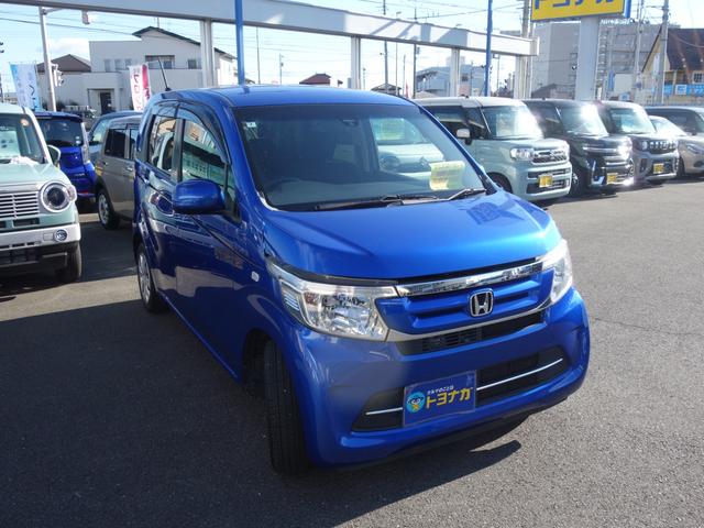 Ｎ－ＷＧＮ Ｇ・Ｌパッケージ　純正７インチナビ　フルセグＴＶ　バックカメラ　衝突被害軽減ブレーキＣＴＢＡ　ＥＴＣ　スマートキー　ＨＩＤライト　ステアリングスイッチ　オートエアコン　タイヤ４本新品　車検Ｒ９年３月（3枚目）