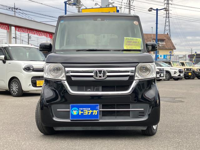 Ｎ－ＢＯＸ Ｌ　ワンオーナー　純正ナビ　バックカメラ　ＬＥＤライト　パワースライド　ドラレコ前後　シートヒーター前両席　ＡＣＣ　ホンダセンシング　車線逸脱抑制　後方ソナー　車検Ｒ９年９月　走行２７４６１ＫＭ（2枚目）