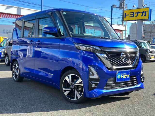 ルークス ハイウェイスター　Ｇターボプロパイロットエディション　純正１０インチナビＴＶ　アラウンドビューモニター　ＥＴＣ２．０　被害軽減ブレーキ　プロパイロット　前後ドラレコ　両側ＰＳＤ　ＬＥＤライト　純正１５ＡＷ　キーフリー　タイヤ４本新品　走行１５１００ＫＭ（3枚目）