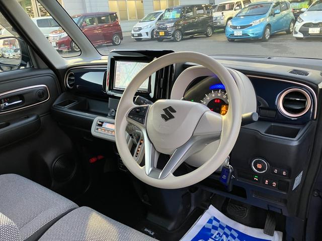 ワゴンＲスマイル ハイブリッドＸ　純正８型ナビ　フルセグＴＶ　全方位モニター　両側パワースライドドア　ＬＥＤヘッドライト　ドラレコ前後　シートヒーター　デュアルカメラブレーキサポート　オートハイビーム　ワンオーナー　雹ヘコミ（8枚目）